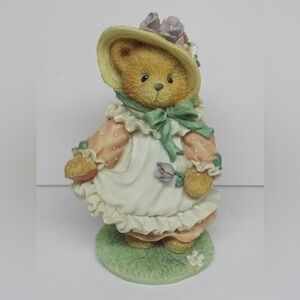CHERISHED TEDDIES - HOPE - OUR LOVE IS EVER BLOOMING FIGURINE 1994 Tulip Sunhat